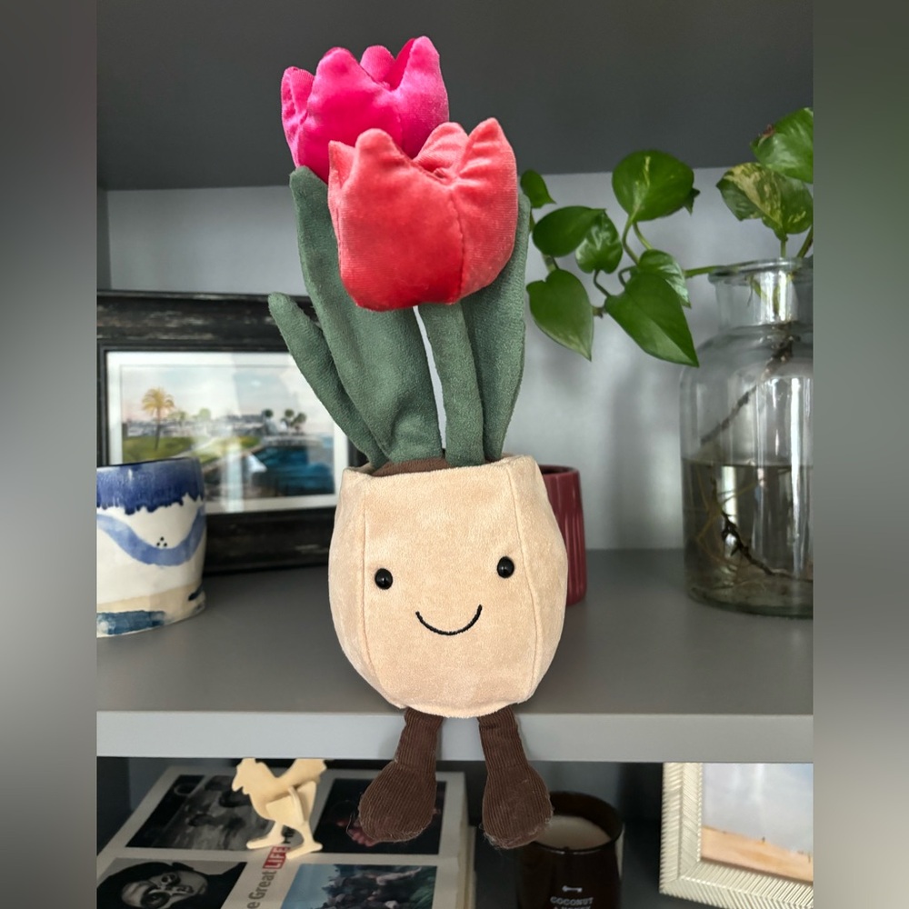 Red and Pink Tulip Jellycat